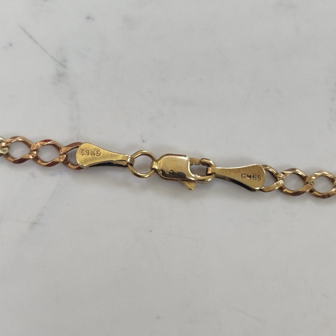 CADENA ORO COMBINADO 10 K 7 GRMS (SEMINUEVO)