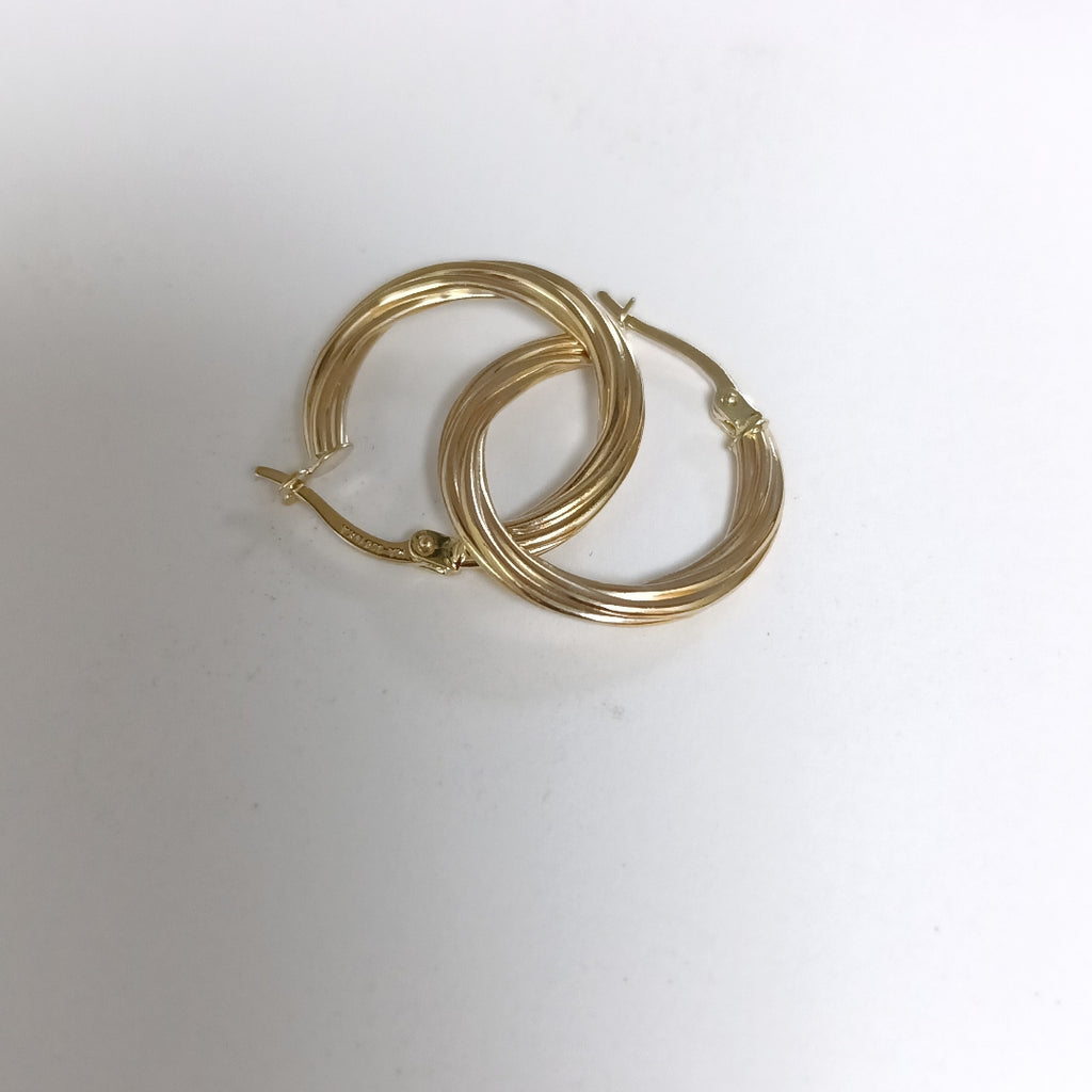 ARRACADAS ORO 14K 1.5 (NUEVO)