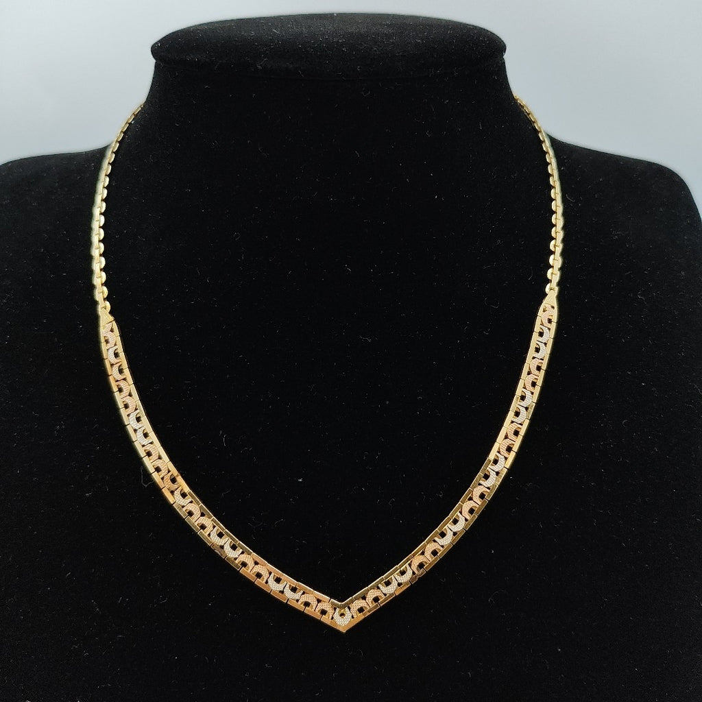 GARGANTILLA ORO,ORO COMBINADO 14 K 14,80 GRMS (SEMINUEVO)
