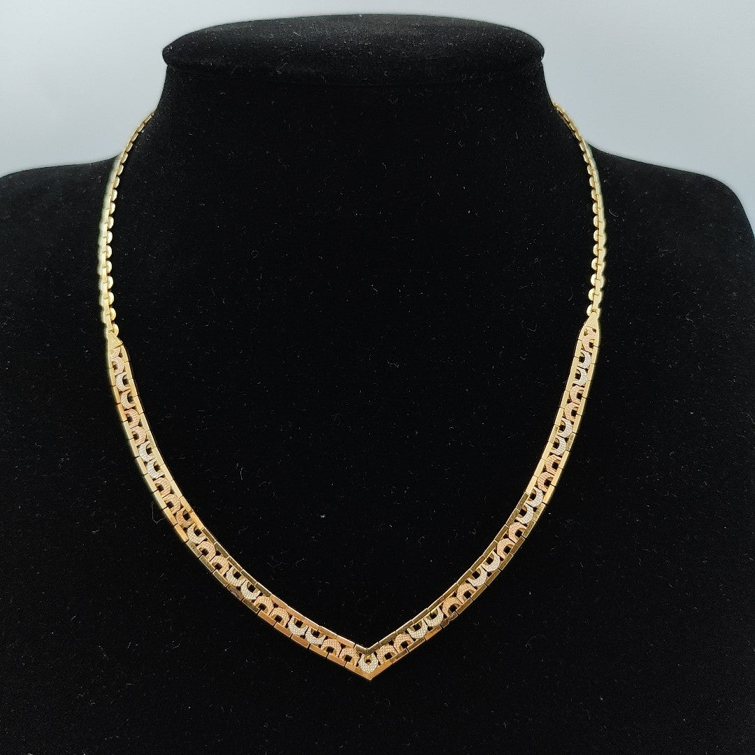 GARGANTILLA ORO,ORO COMBINADO 14 K 14,80 GRMS (SEMINUEVO)