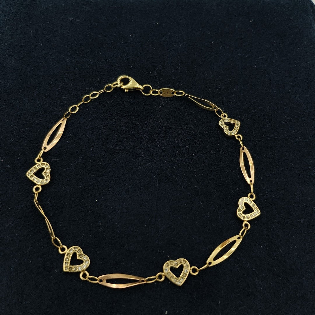 PULSERA ORO,ORO COMBINADO 14 K 3,70 GRMS (SEMINUEVO)