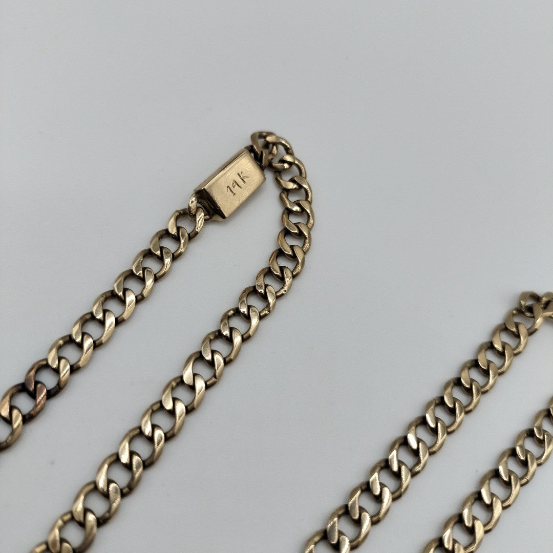 CADENA ORO 14 K 25.6 GRMS (SEMINUEVO)