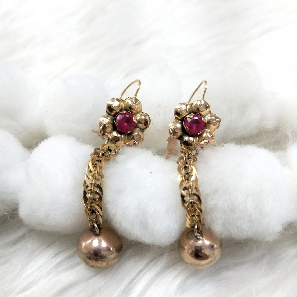 ARETES PAR ORO 10 K 3.6 GRMS (SEMINUEVO)
