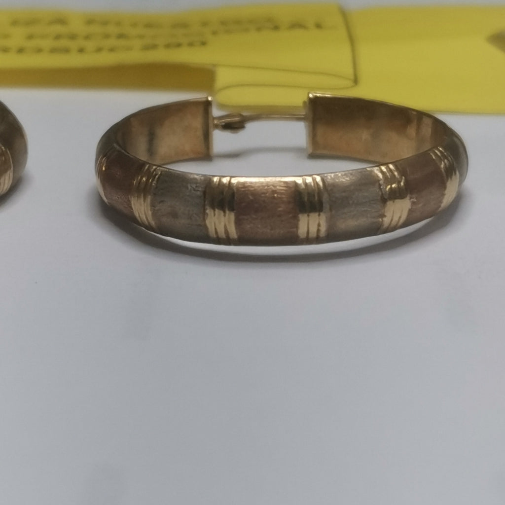 ARRACADAS PAR ORO 14 K 4.5 GRMS (SEMINUEVO)