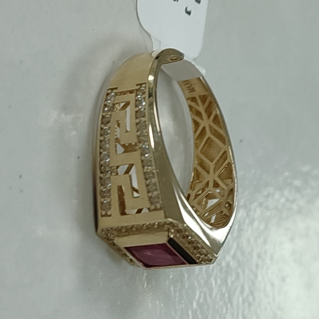 ANILLOS CABALLERO ORO 14K 5.6 (NUEVO)