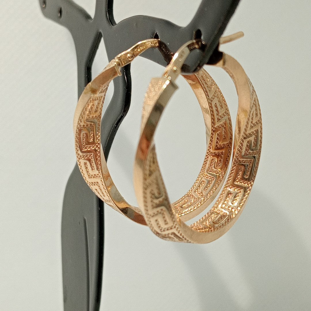 ARRACADAS PAR ORO 14 K 2.3 GRMS (SEMINUEVO)