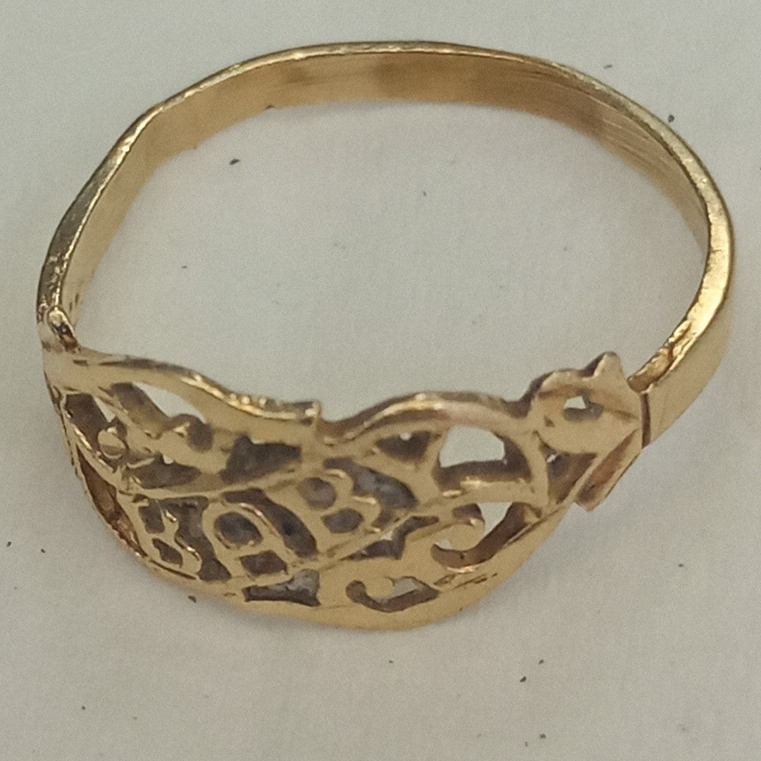 ANILLITO ORO 14 K 0,80 GRMS (SEMINUEVO)