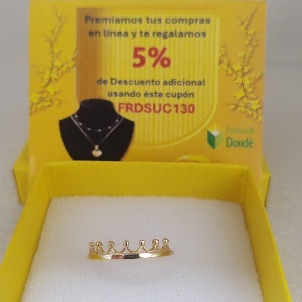 ANILLOS DAMA ORO 14K 1.5 (NUEVO)