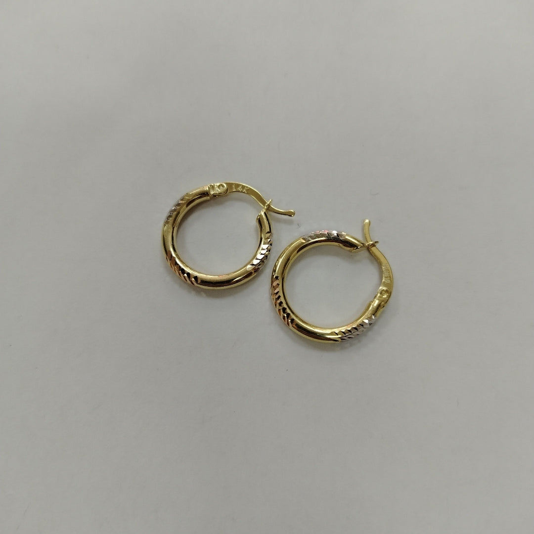 ARRACADAS ORO 14K 1.6 (NUEVO)