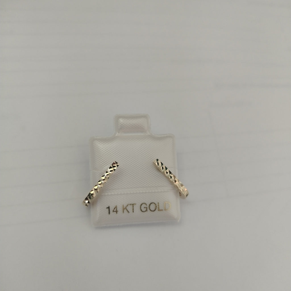 BROQUELES ORO 14K 1.5 (NUEVO)