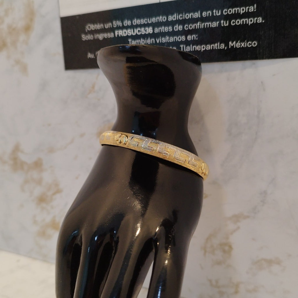 BRAZALETE ORO 14 K 7.4 GRMS (SEMINUEVO)