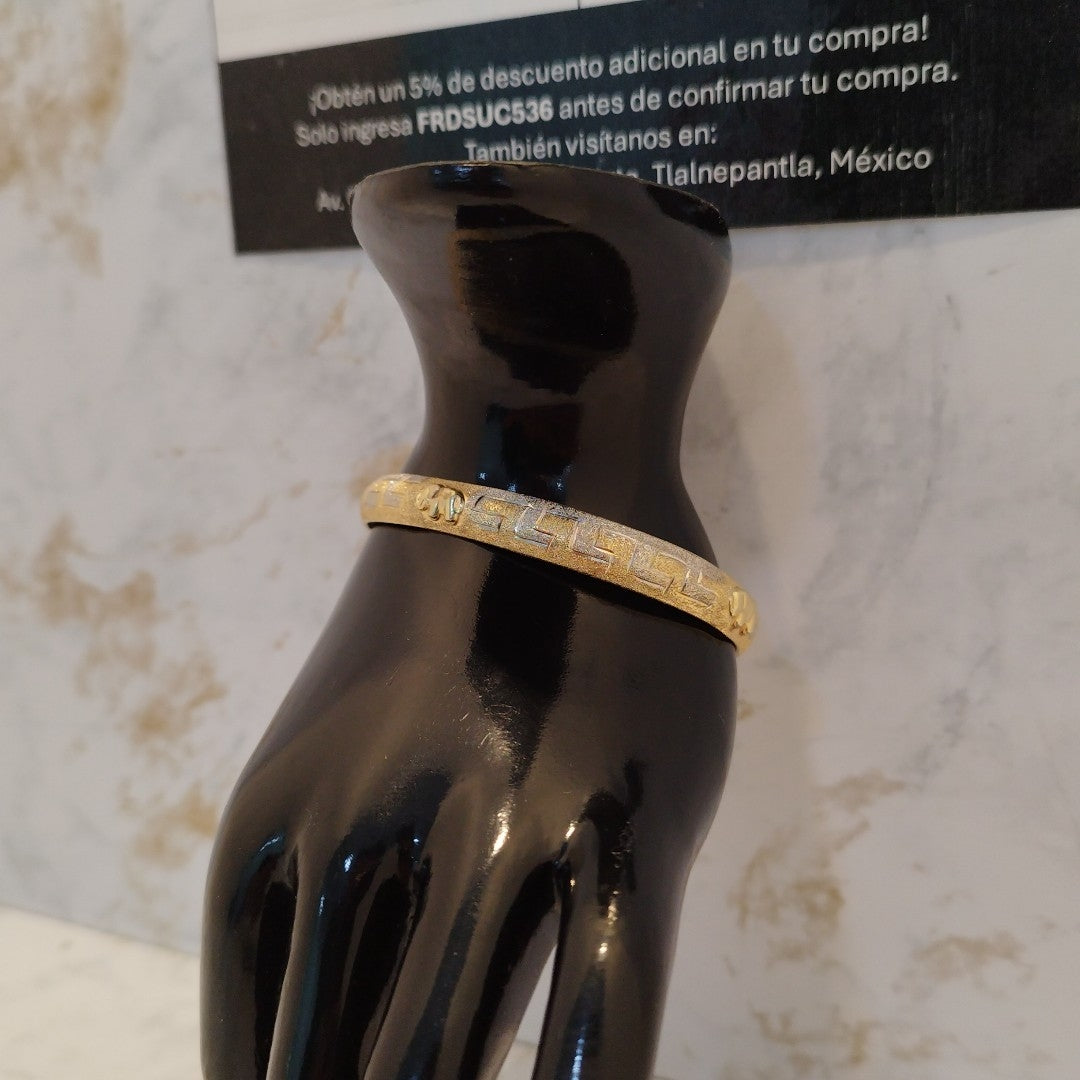 BRAZALETE ORO 14 K 7.4 GRMS (SEMINUEVO)