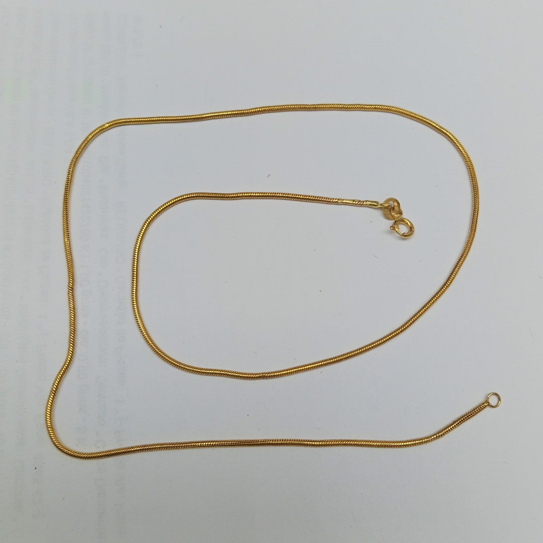 CADENA ORO 14 K 3.5 GRMS (SEMINUEVO)