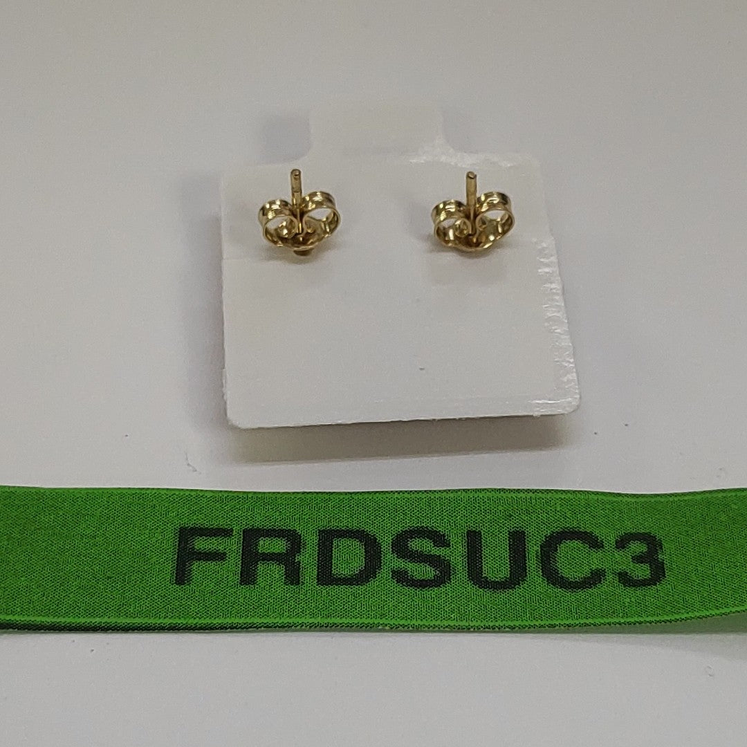 BROQUELES ORO 14K 1 (NUEVO)