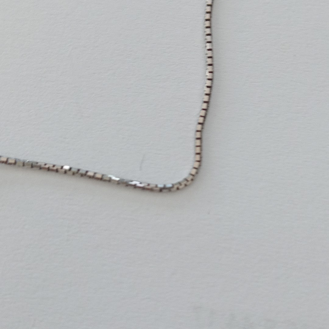 CADENA ORO BLANCO 10 K 1.5 GRMS (SEMINUEVO)