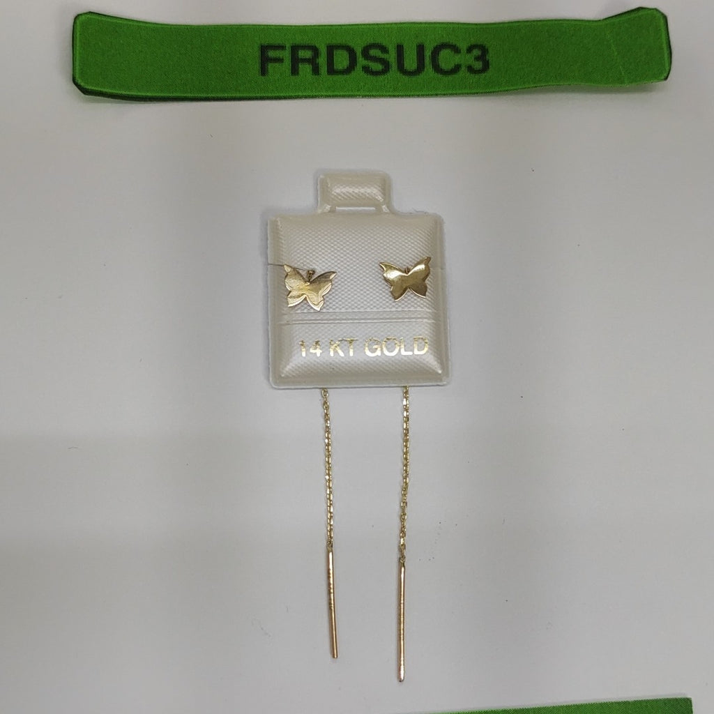 BROQUELES ORO 14K 0.6 (NUEVO)