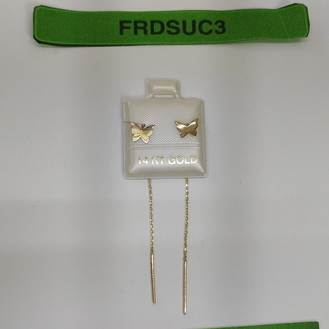 BROQUELES ORO 14K 0.6 (NUEVO)