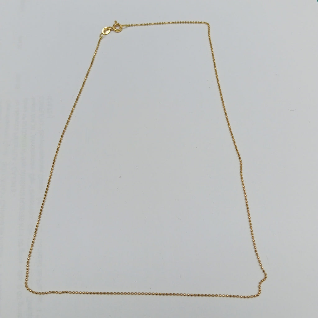 CADENA ORO 18 K 1.8 GRMS (SEMINUEVO)