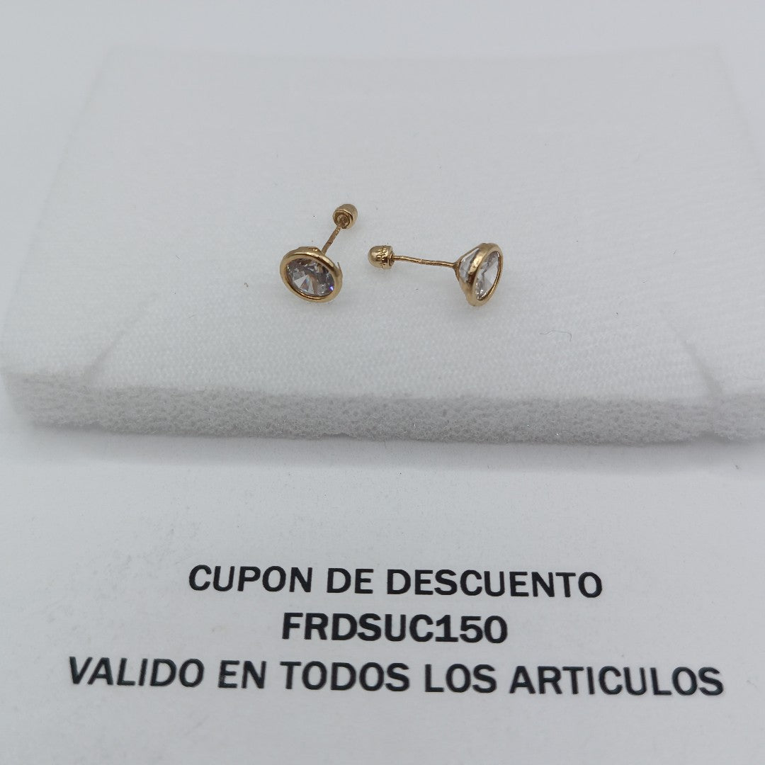 BROQUELES PAR ORO 10 K 0,80 GRMS (SEMINUEVO)