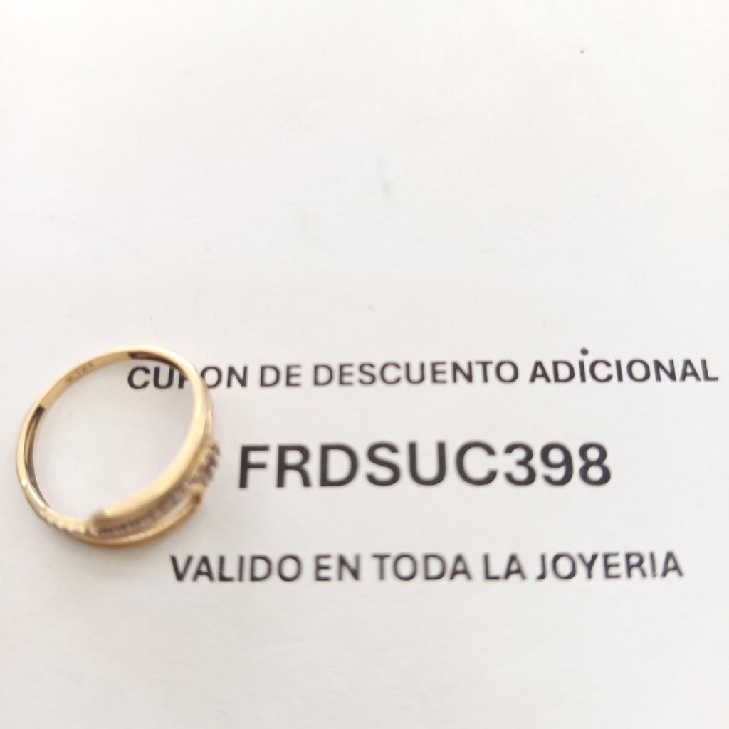 ANILLO ORO 14 K 2,00 GRMS (SEMINUEVO)