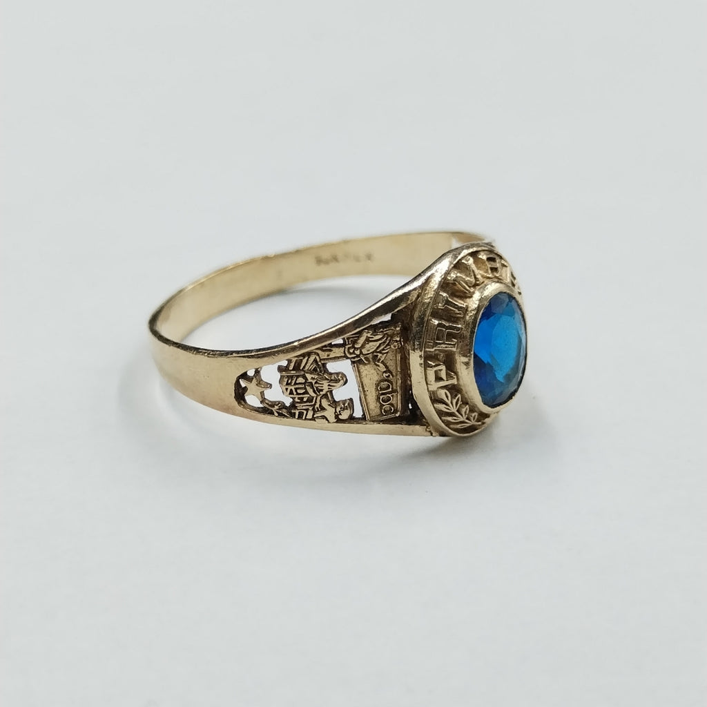 ANILLO DE GRADUACIÓN ORO 10 K 2,60 GRMS (SEMINUEVO)