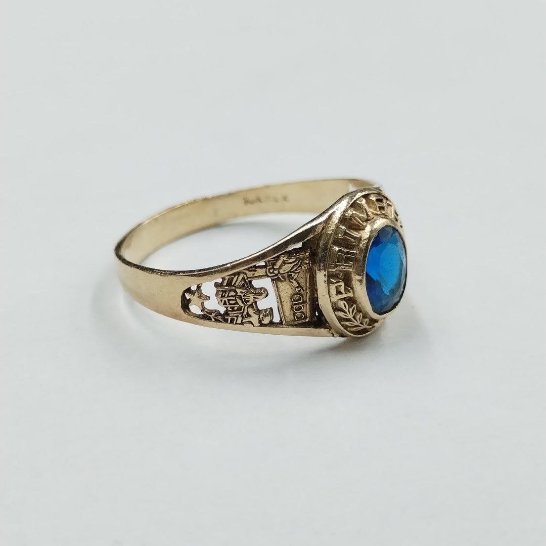 ANILLO DE GRADUACIÓN ORO 10 K 2,60 GRMS (SEMINUEVO)