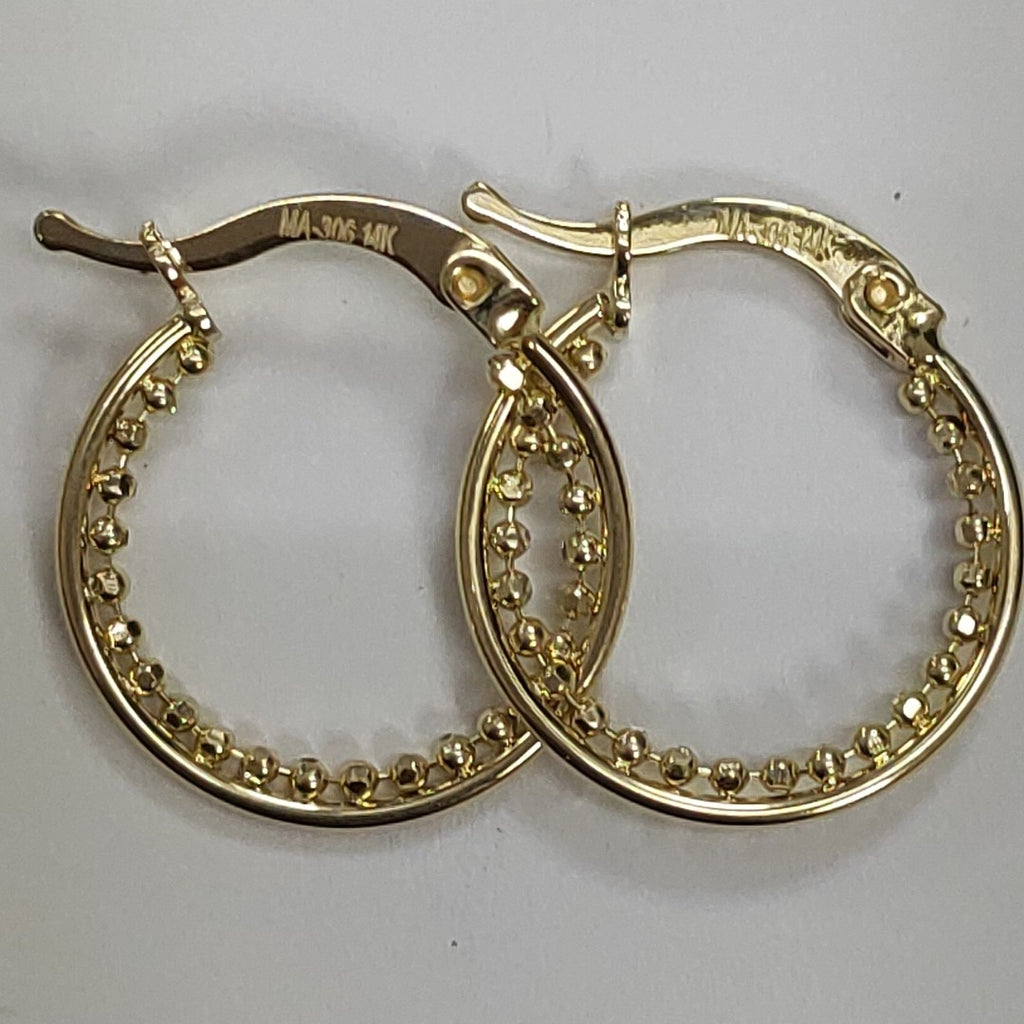 ARRACADAS ORO 14K 1.7 (NUEVO)