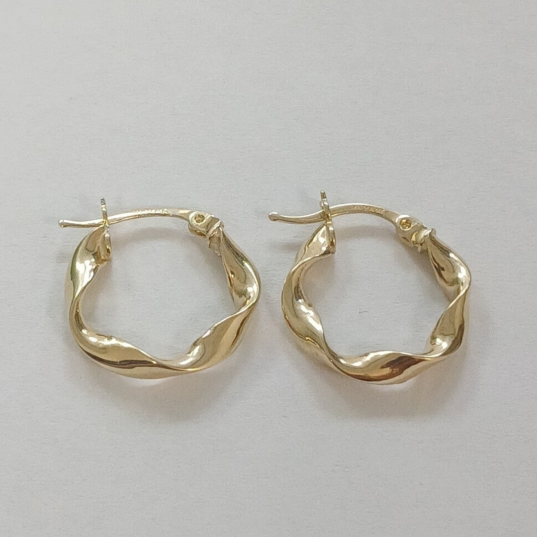 ARRACADAS ORO 14K 1.5 (NUEVO)