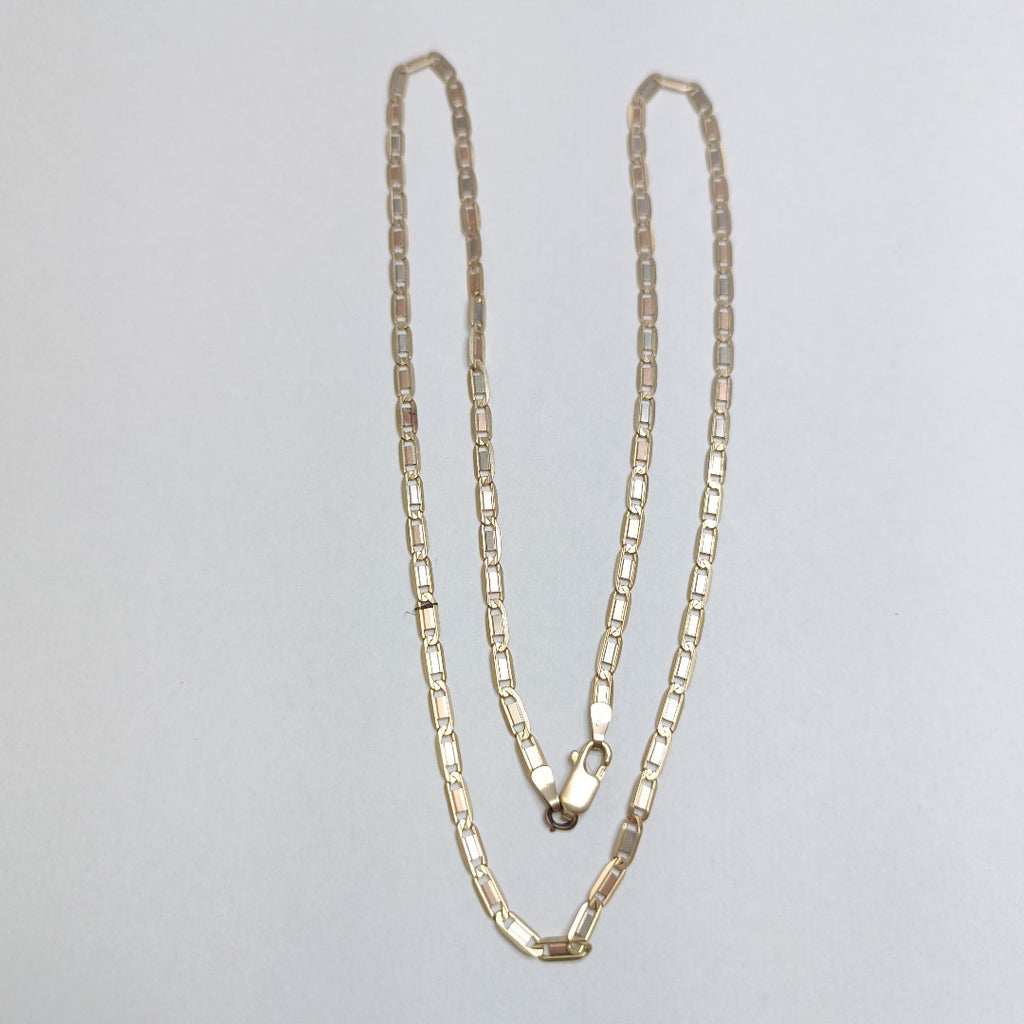 CADENA ORO COMBINADO 10 K 9,60 GRMS (SEMINUEVO)
