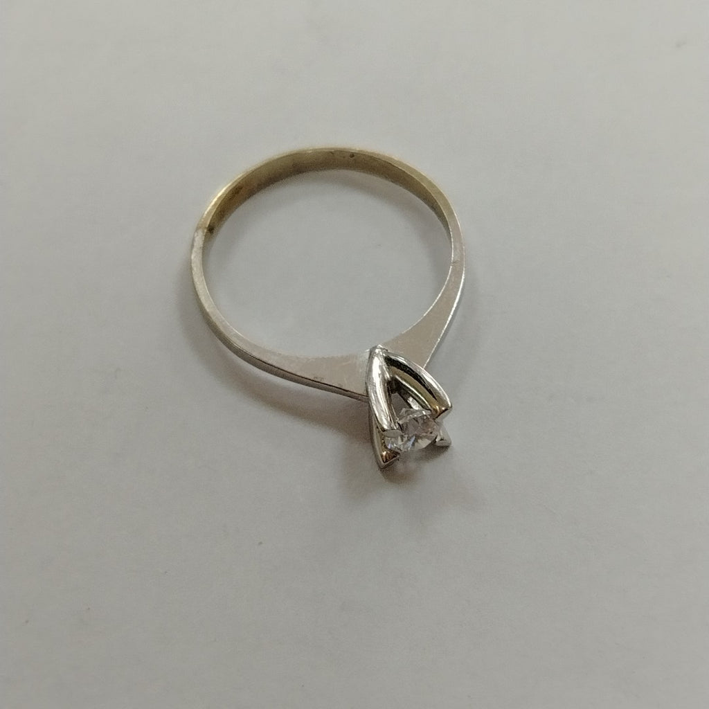SOLITARIO ORO BLANCO 14 K 1,30 GRMS (SEMINUEVO)