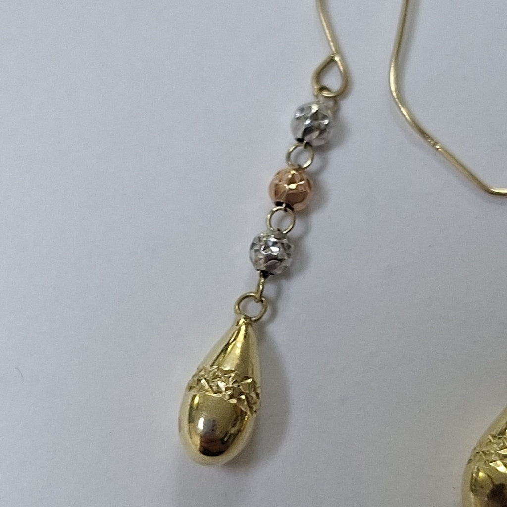 ARETES PAR ORO 14 K 1.2 GRMS (SEMINUEVO)