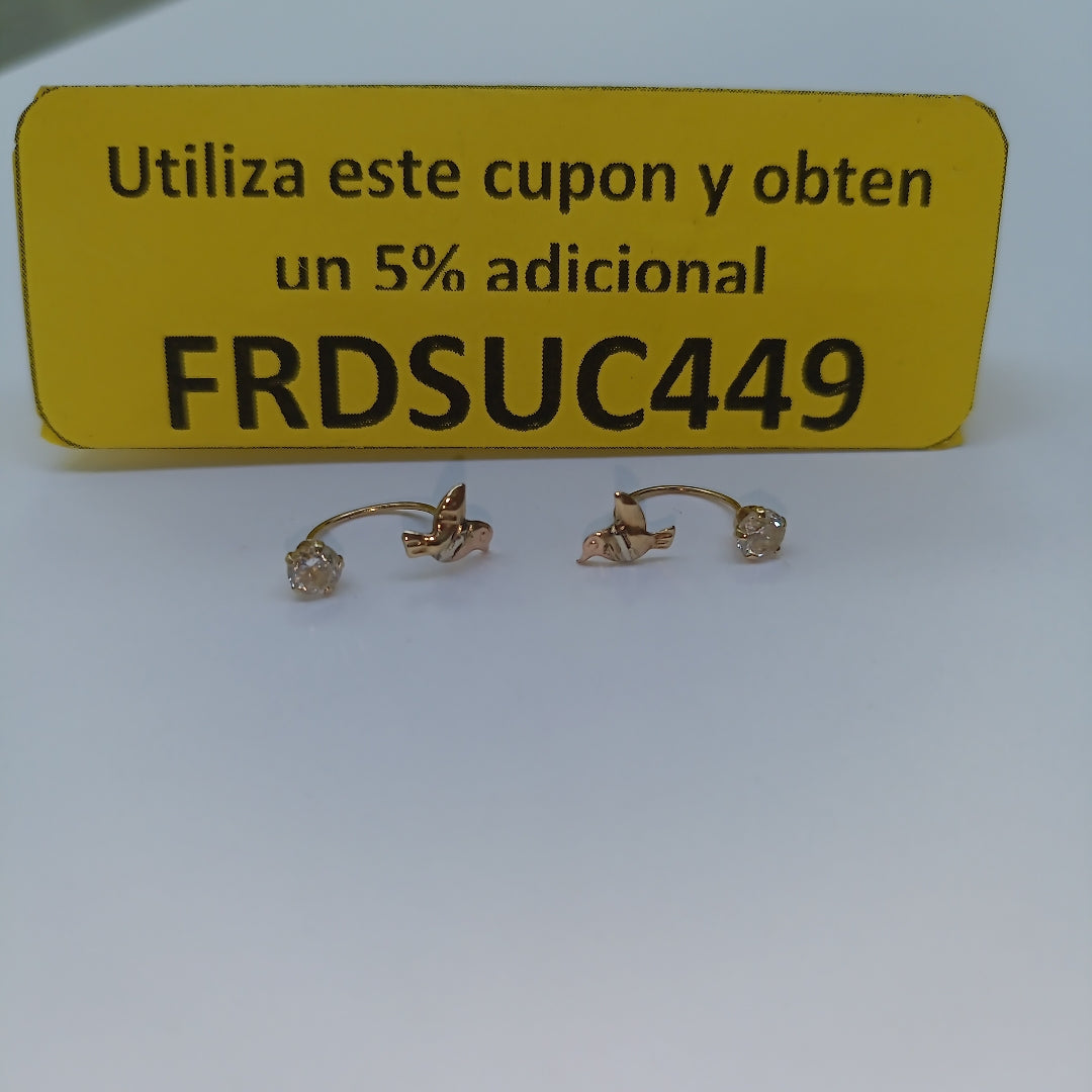 BROQUELES PAR ORO 10 K 0,50 GRMS (SEMINUEVO)