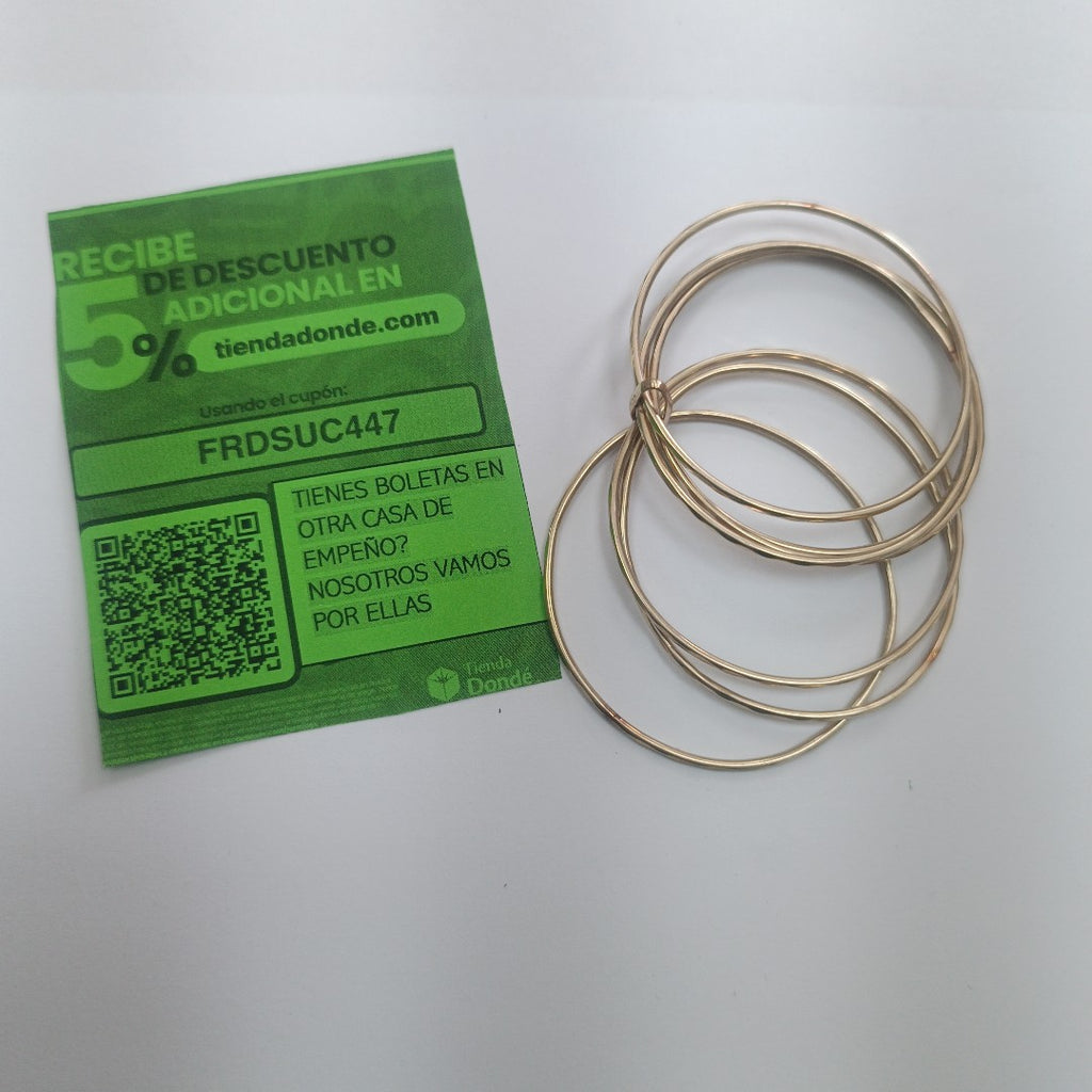 SEMANARIO DE PULSERAS ORO 10 K 15,20 GRMS (SEMINUEVO)