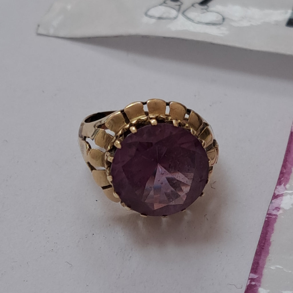 ANILLO ORO 10 K 5,90 GRMS (SEMINUEVO)