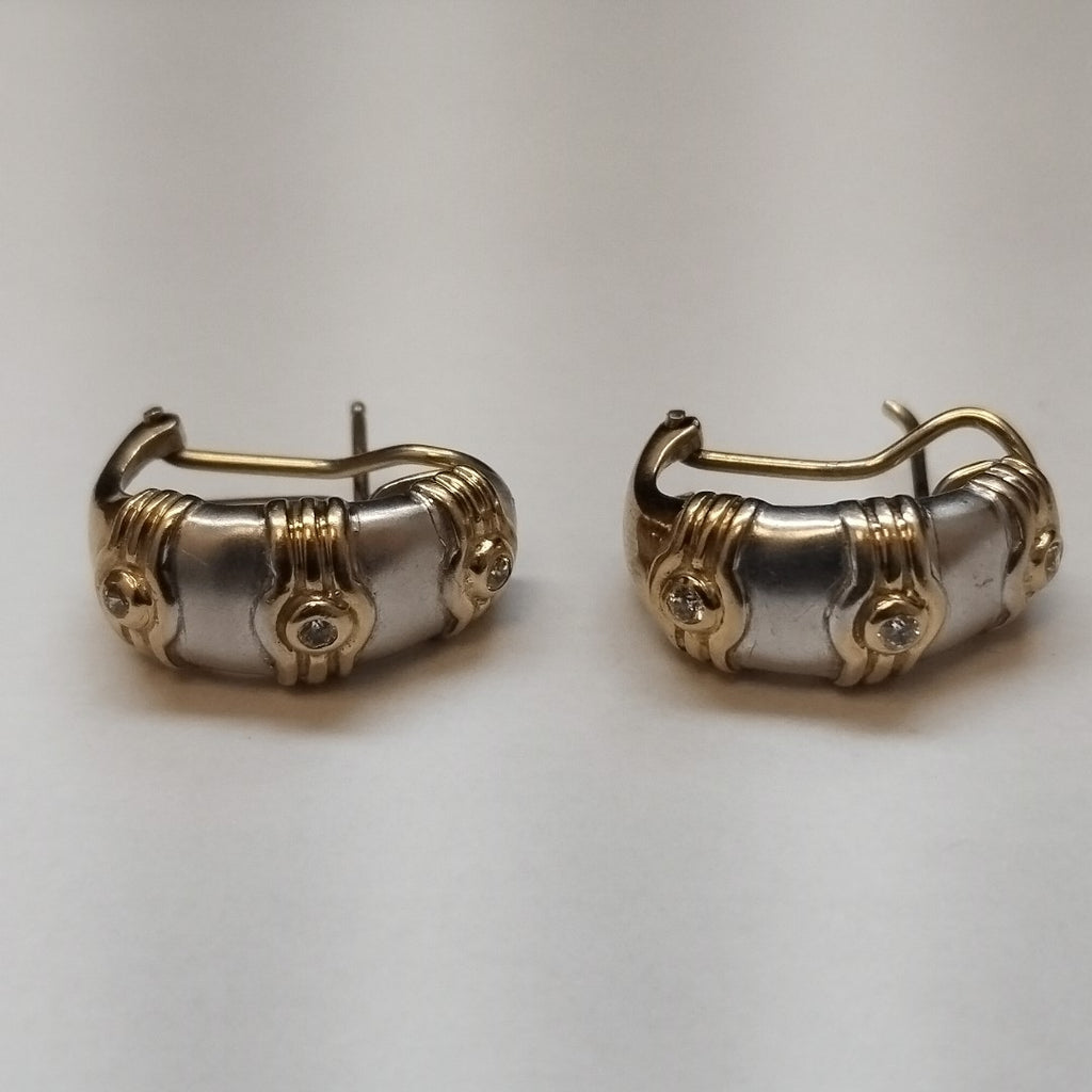 ARETES PAR ORO 14 K 6.8 GRMS (SEMINUEVO)