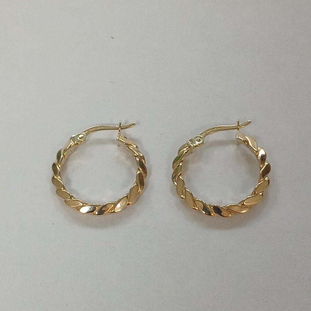 ARRACADAS ORO 14K 1.5 (NUEVO)