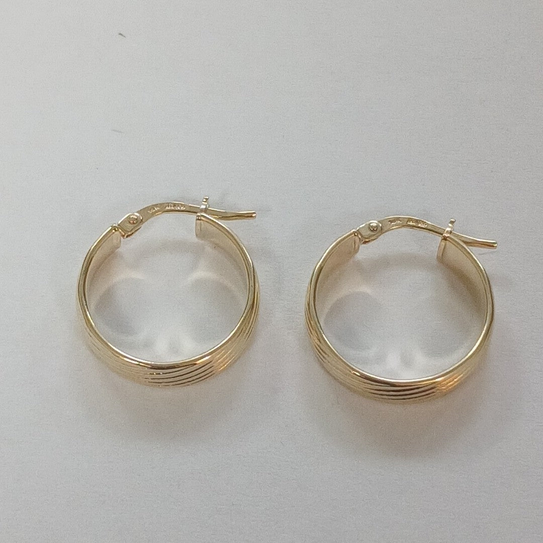 ARRACADAS ORO 14K 1.9 (NUEVO)