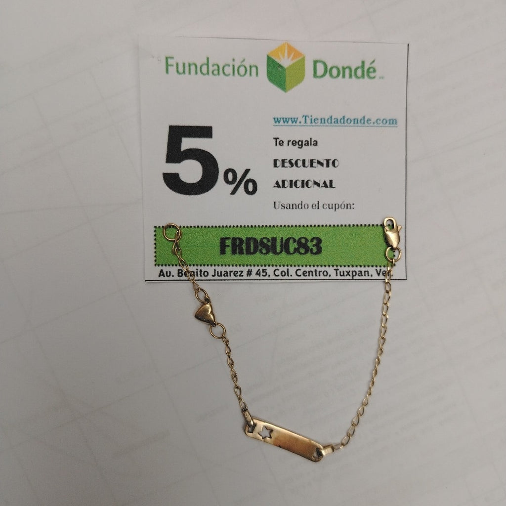 ESCLAVA ORO 14 K 2.2 GRMS (SEMINUEVO)