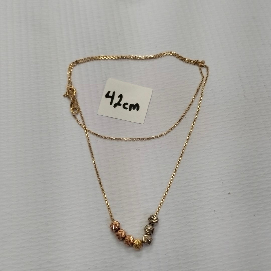 CADENA ORO 14 K 2.1 GRMS (SEMINUEVO)