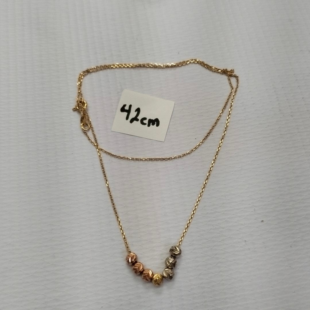CADENA ORO 14 K 2.1 GRMS (SEMINUEVO)