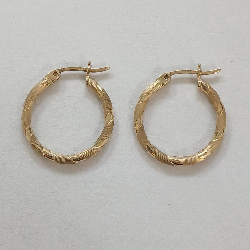 ARRACADAS PAR ORO 14 K 2,00 GRMS (SEMINUEVO)