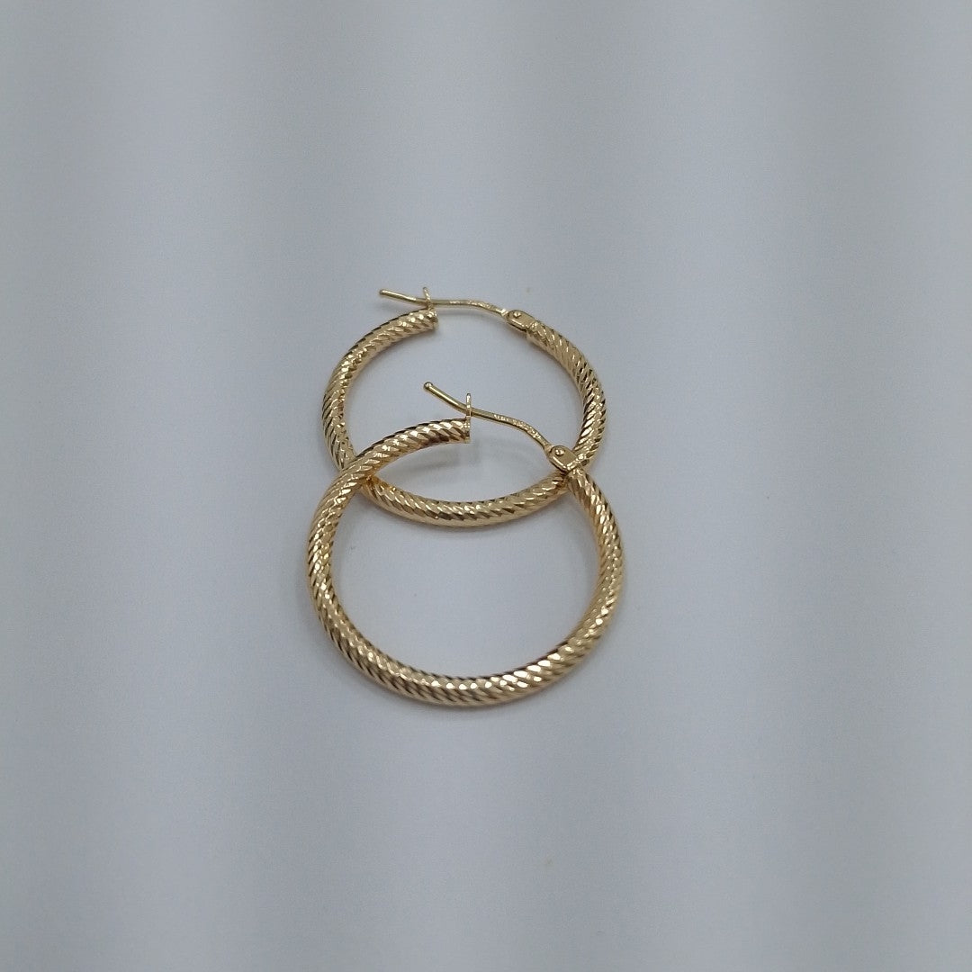 ARRACADAS PAR ORO 14 K 1.2 GRMS (SEMINUEVO)