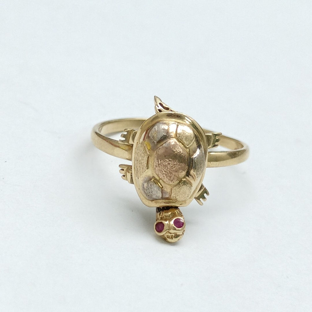 ANILLITO ORO, ORO COMBINADO 14 K 3.1 GRMS (SEMINUEVO)