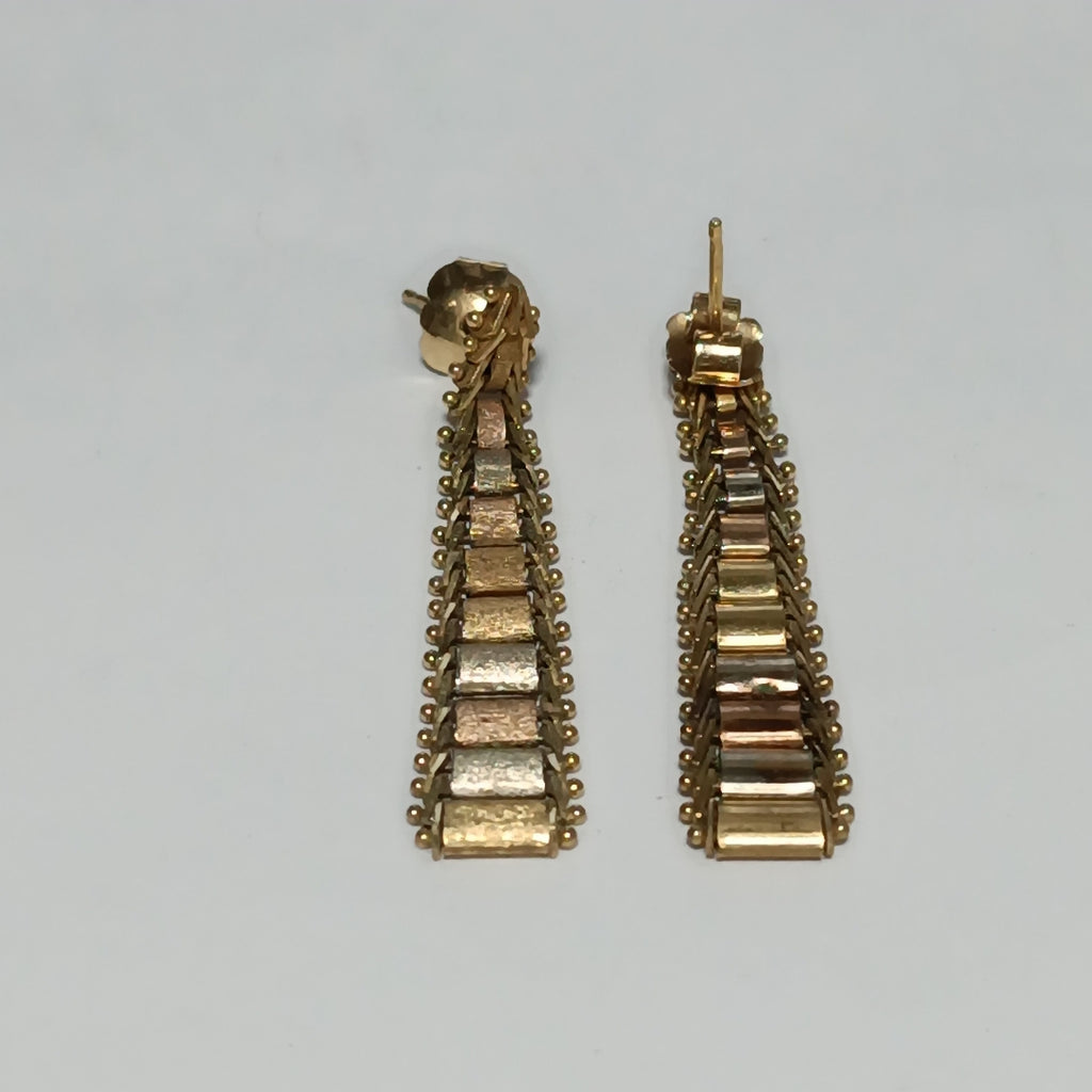 BROQUELES PAR ORO 14 K 4.6 GRMS (SEMINUEVO)