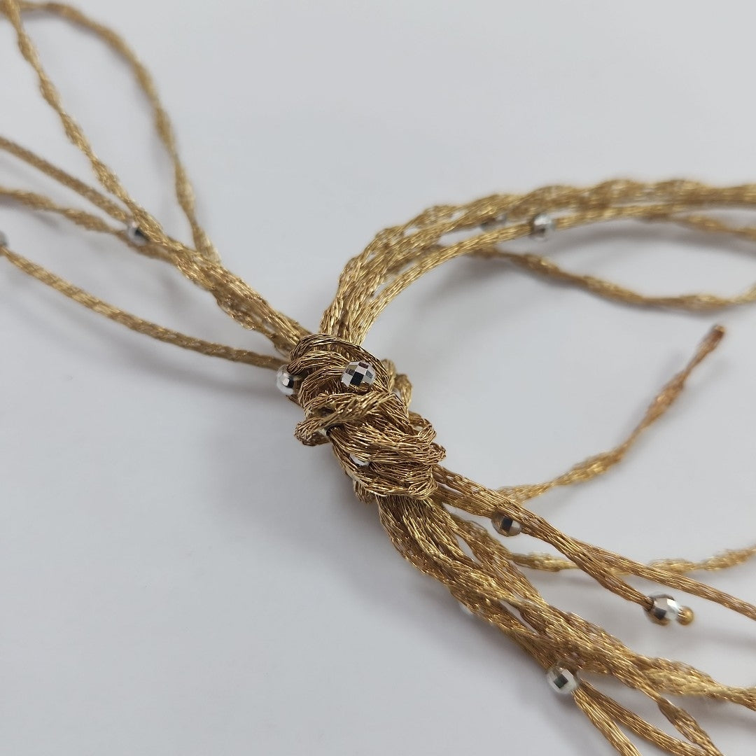 GARGANTILLA ORO, ORO PLATINO 14 K 18.5 GRMS (SEMINUEVO)