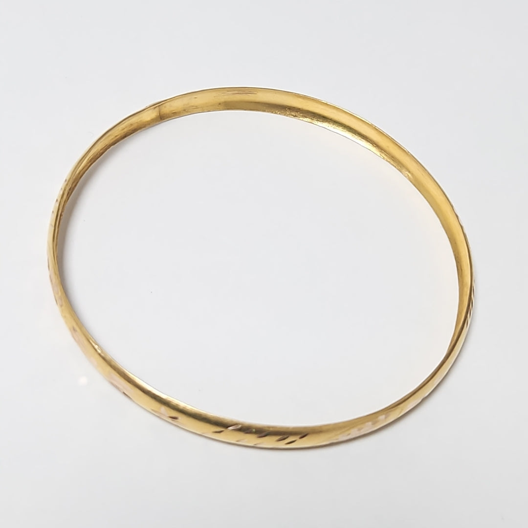 PULSERA RIGIDA ORO 10 K 5,80 GRMS (SEMINUEVO)