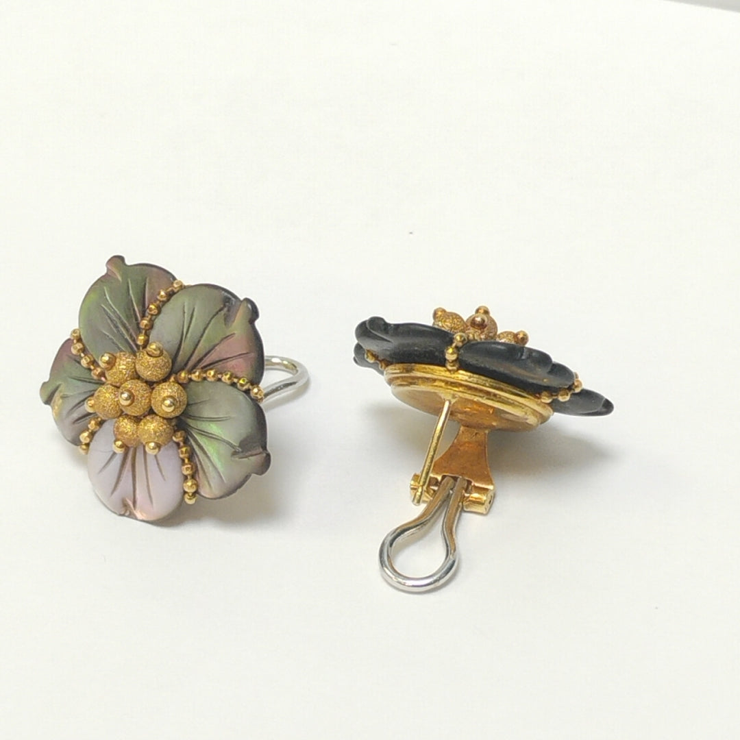 ARETES PAR ORO 18 K 11,50 GRMS (SEMINUEVO)