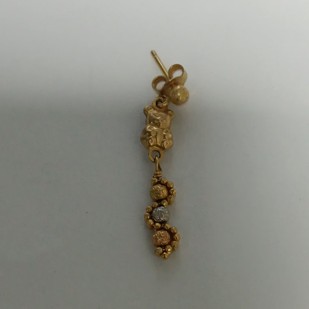 BROQUELES PAR ORO 14 K 2.7 GRMS (SEMINUEVO)