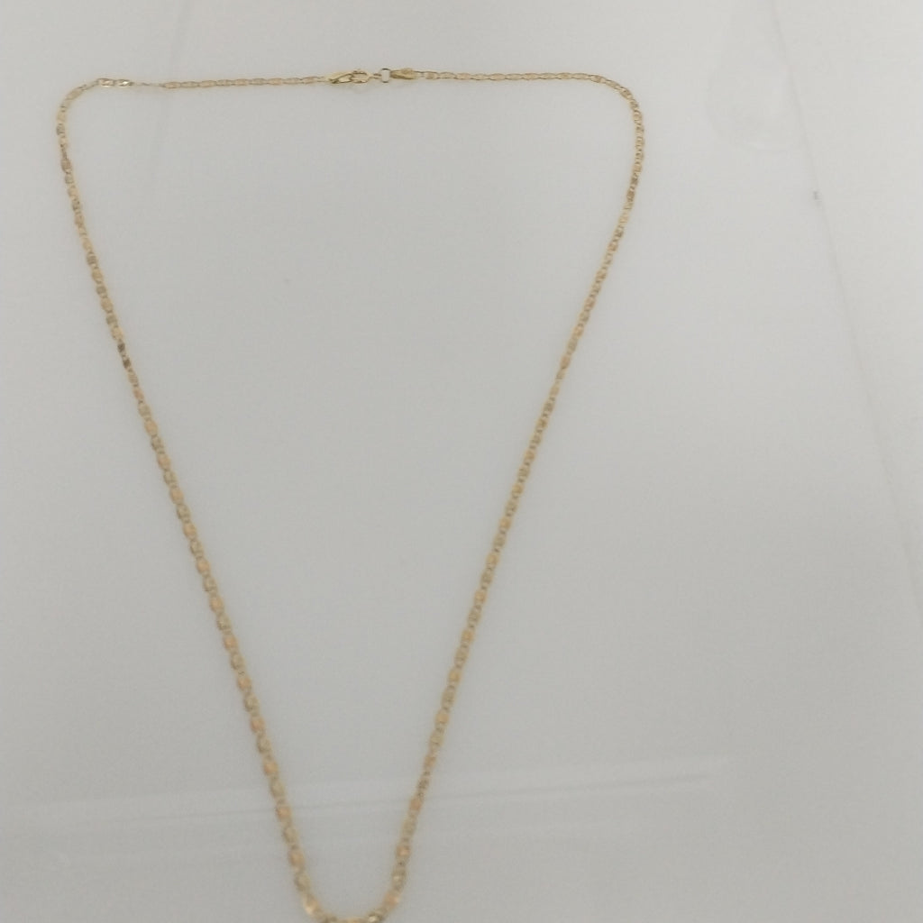 CADENAS TEJIDO GUCHI ORO 10K 55 CM 2.9 GR (NUEVO)