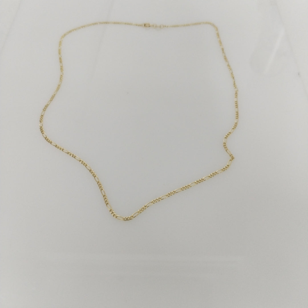 CADENAS TEJIDO 3X1 ORO 10K 50 CM 2.9 GR (NUEVO)